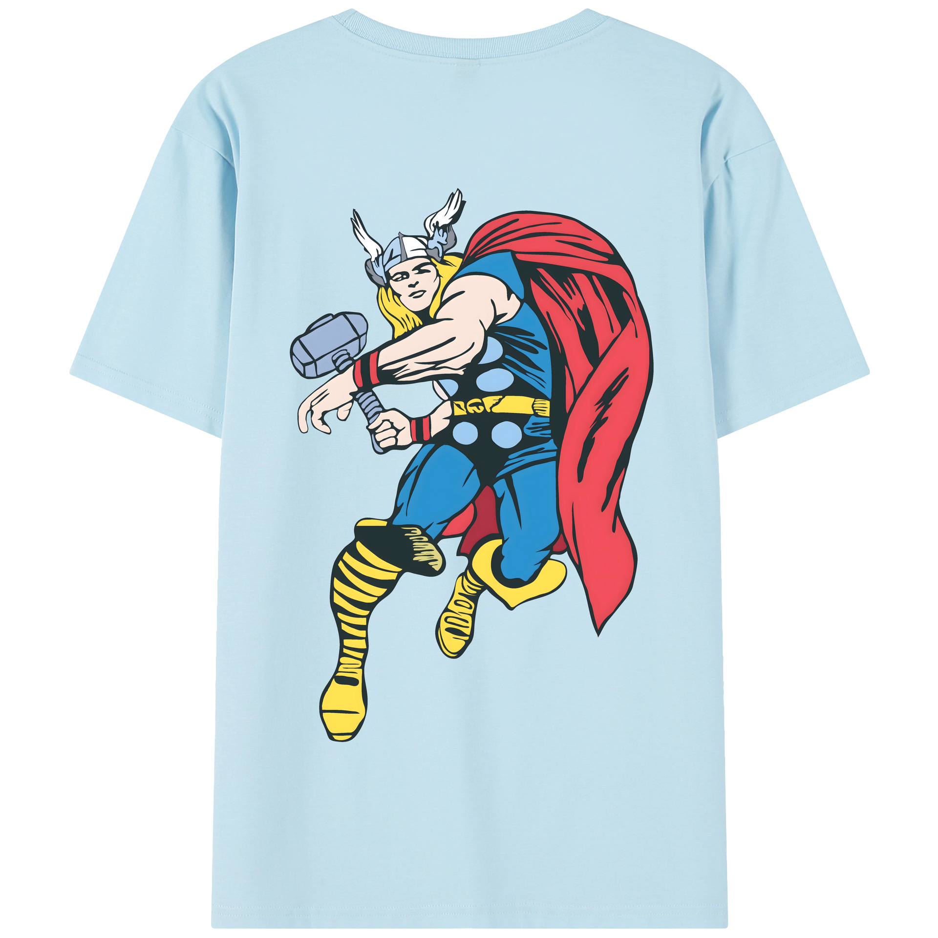 （画像用） アベンジャーズ The Avengers 綿100％半袖Tシャツ（背面プリント）